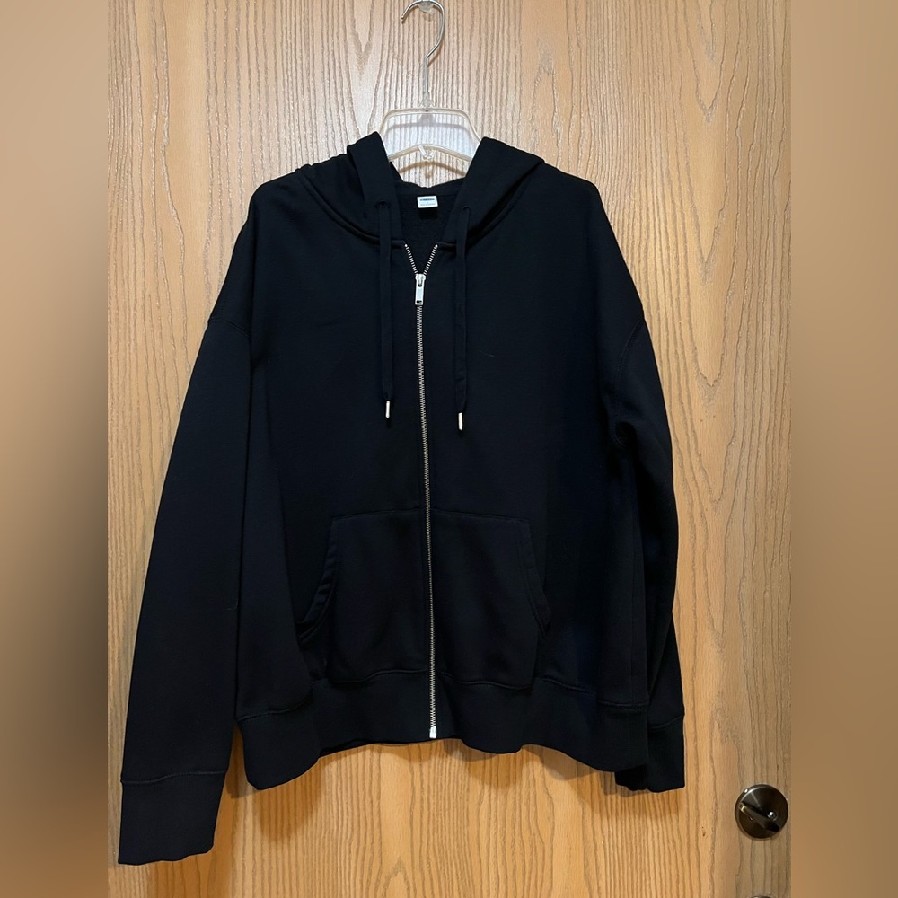 Old Navy Black Hooded Jacket